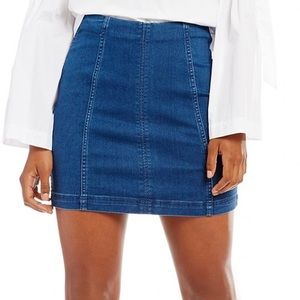 Free People Denim Skirt